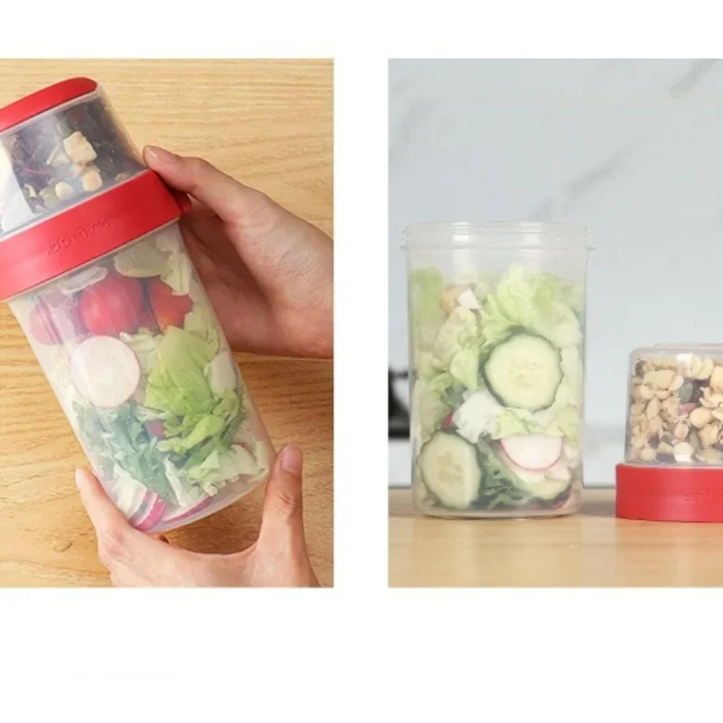 Portable Plastic Breakfast Cup - Meal Prep Oatmeal Jars 评论和价格