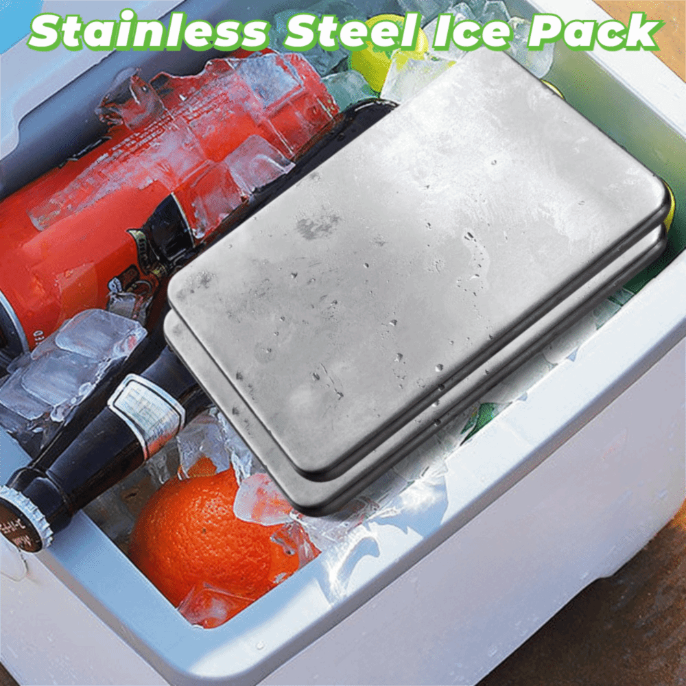 Reusable Stainless Steel Ice P - Meal Prep Quick 评论和价格