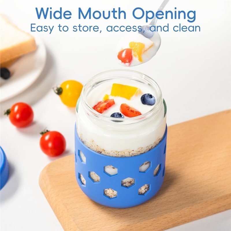 AB66-1Set Overnight Oatmeal Ja - Meal Prep Oatmeal Jars 评论和价格