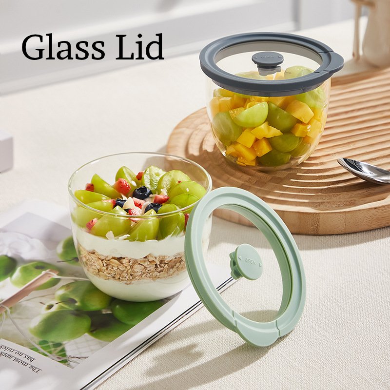 Glass Overnight Oats Container - Meal Prep Yogurt Bowl 评论和价格